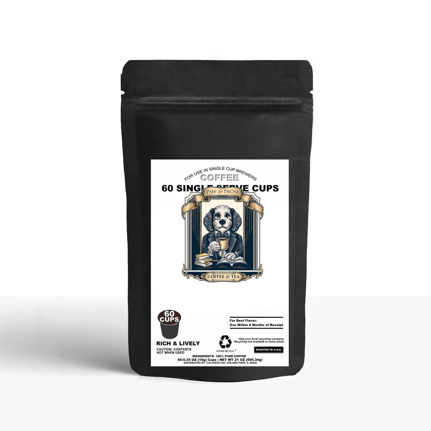 60 Pack Single Serve Coffee Capsules